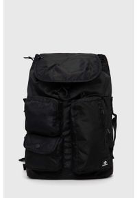 Converse plecak kolor czarny duży gładki. Kolor: czarny. Wzór: gładki #1