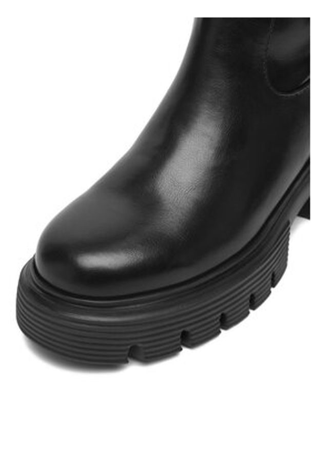 Nine West Kozaki CEO-SUMAYA-01 Czarny. Kolor: czarny. Materiał: materiał, skóra