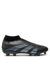 Adidas - adidas Buty do piłki nożnej Predator 24 League Laceless Firm Ground Boots IG7769 Czarny. Kolor: czarny. Materiał: skóra