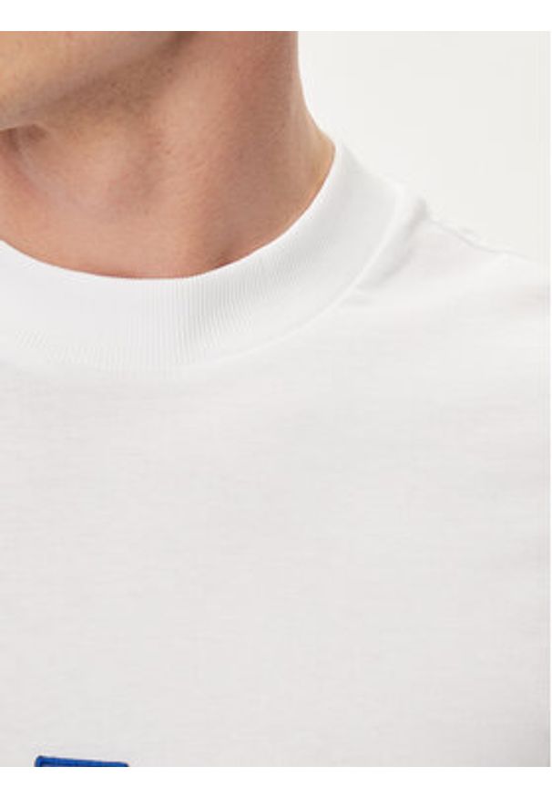 Hugo T-Shirt Nieros 50509991 Biały Regular Fit. Kolor: biały. Materiał: bawełna