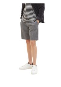 Tom Tailor Denim Szorty materiałowe 1034978 Szary. Kolor: szary. Materiał: bawełna