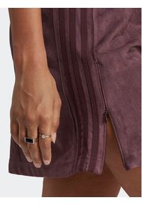 Adidas - adidas Spódnica dresowa adicolor Classics Suede HM1687 Bordowy Slim Fit. Kolor: czerwony. Materiał: syntetyk #7