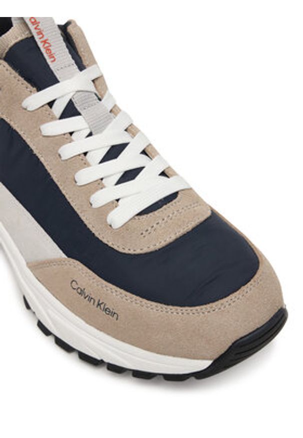 Calvin Klein Sneakersy Hike Runner Casual Ny-Su YM0YM01459 Kolorowy. Okazja: na co dzień. Materiał: skóra. Wzór: kolorowy