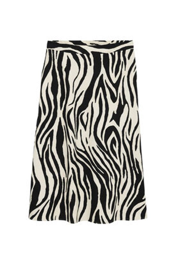 Vero Moda Spódnica midi Mymilo 10340419 Czarny Regular Fit. Kolor: czarny. Materiał: len