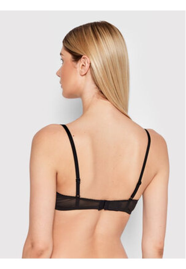 Wonderbra Biustonosz z fiszbiną WB000AQ8 Czarny. Kolor: czarny. Materiał: syntetyk