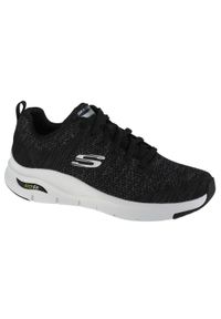 skechers - Buty do chodzenia męskie Skechers Arch Fit Paradyme. Zapięcie: sznurówki. Kolor: czarny, wielokolorowy, biały. Materiał: materiał, tkanina. Szerokość cholewki: normalna. Sport: turystyka piesza