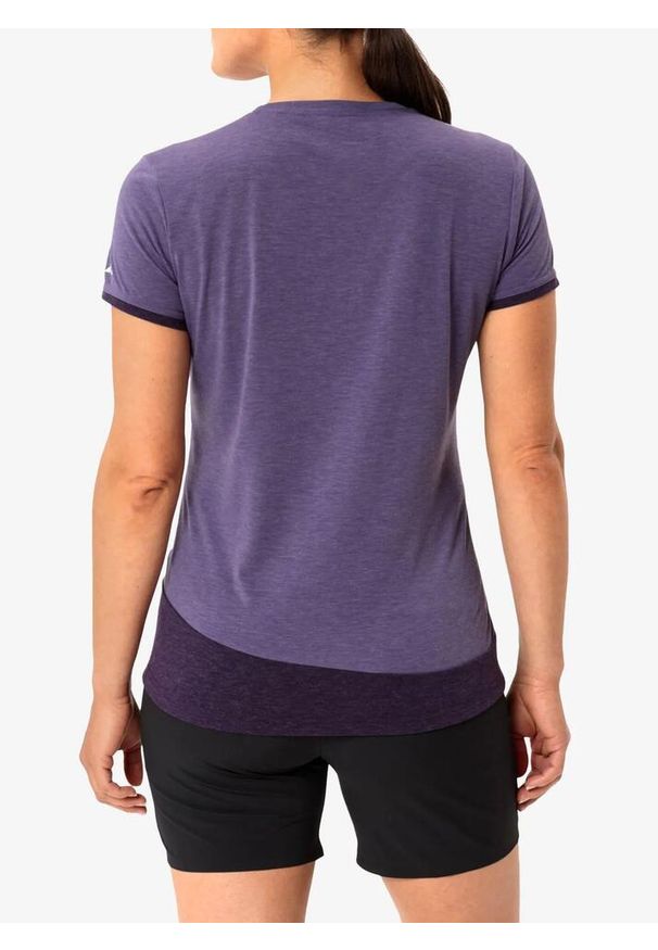 Koszulka szybkoschnąca damska Vaude Sveit Shirt. Kolor: fioletowy
