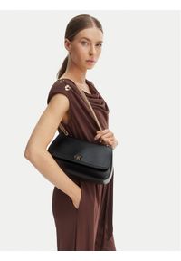 Calvin Klein Torebka Ck Convertible Chain Medium Bag LV04F3171G Czarny. Kolor: czarny. Materiał: skórzane #1