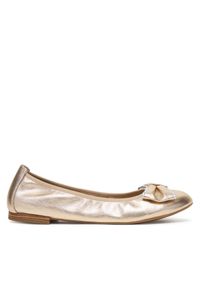 Baleriny Caprice. Kolor: złoty #1