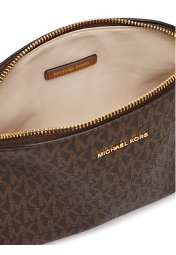 MICHAEL Michael Kors Torebka Freddie 32T6GX4C1B Brązowy ciemny. Kolor: brązowy. Materiał: skórzane