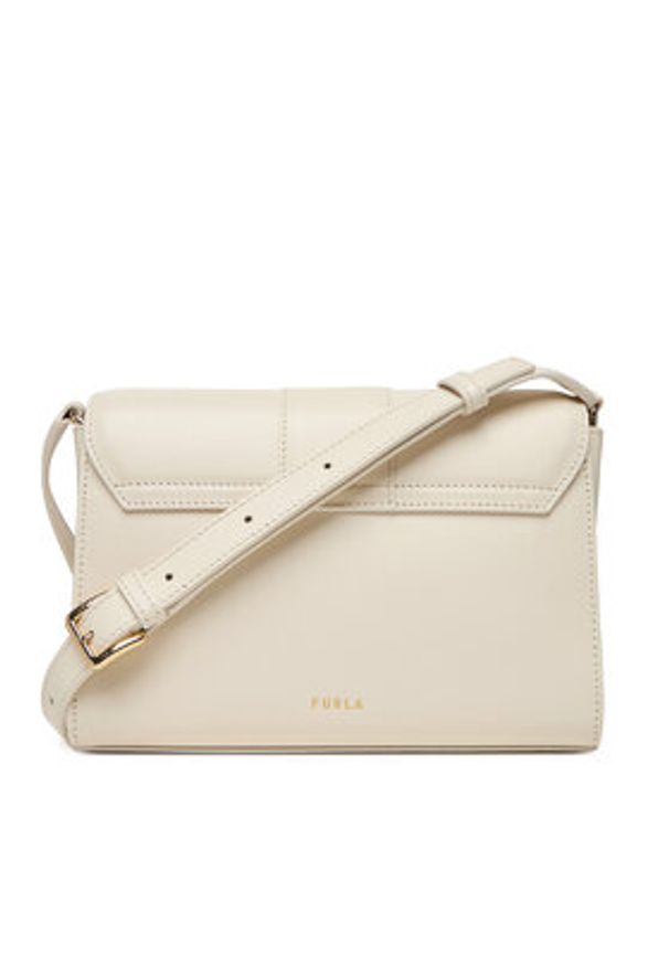 Furla Torebka Urban WB01683 BX3346 IT PNN00 Biały. Kolor: biały. Materiał: skórzane