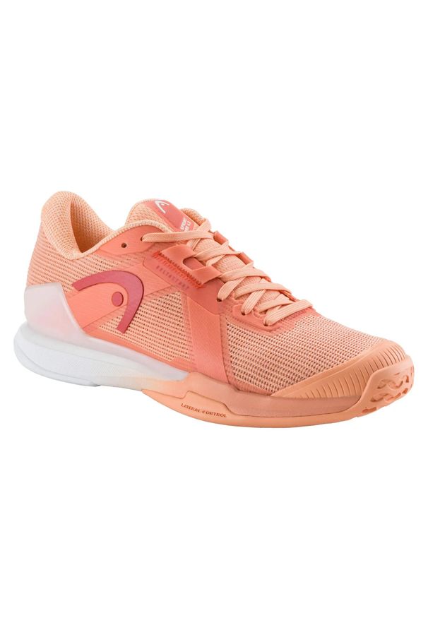 Damskie buty do tenisa Head Sprint Pro 4.0. Kolor: biały, wielokolorowy, pomarańczowy. Sport: tenis, bieganie