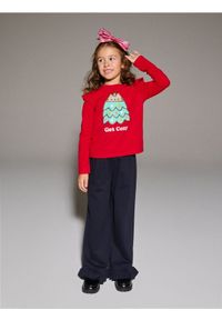 Sinsay - Bawełniana koszulka z nadrukiem Pusheen The Cat - czerwony. Kolor: czerwony. Materiał: bawełna. Wzór: nadruk #1