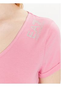 EA7 Emporio Armani T-Shirt 3RTT12 TJFKZ 1428 Różowy Regular Fit. Kolor: różowy. Materiał: bawełna #5