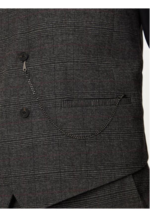 Hugo Garnitur Henry/Getlin 50528361 Szary Slim Fit. Kolor: szary. Materiał: syntetyk