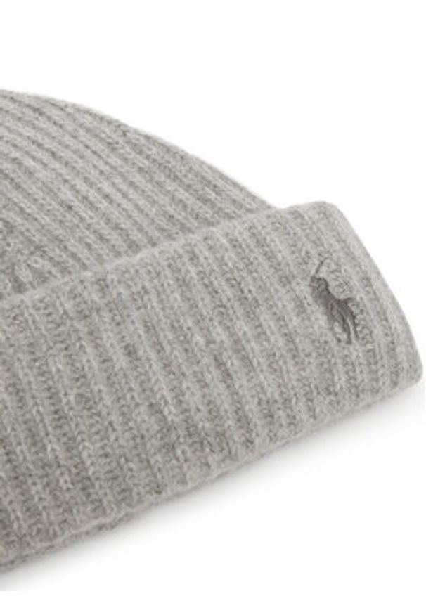 Polo Ralph Lauren Czapka 455954337004 Szary. Kolor: szary. Materiał: wełna