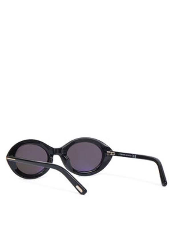 Tom Ford Okulary przeciwsłoneczne FT1186 01A Czarny. Kolor: czarny. Materiał: syntetyk