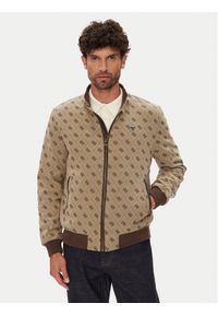 Guess Kurtka bomber M5YL04 WGUE0 Brązowy Regular Fit. Kolor: brązowy. Materiał: syntetyk #1