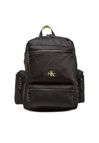 Calvin Klein Jeans Plecak Tech Utility Backpack LV04G3122G Czarny. Kolor: czarny. Materiał: materiał