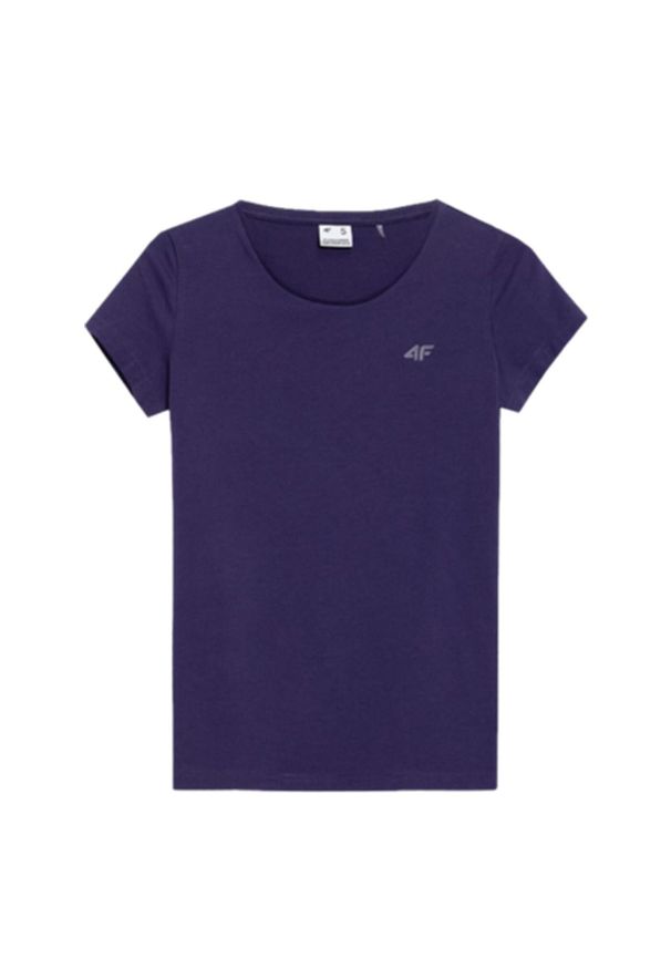 4f - Koszulka Damska 4F. Kolor: niebieski