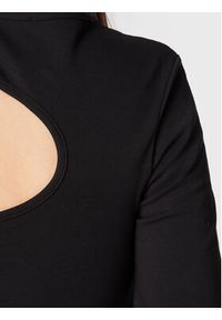 Sisley Bluzka 3VAMW1006 Czarny Slim Fit. Kolor: czarny. Materiał: bawełna #3
