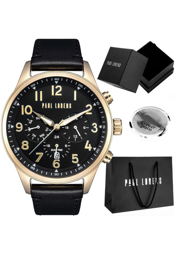 Zegarek męski Paul Lorens - BAYAS-PROF Z GRAWEREM