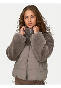 only - ONLY Kurtka zimowa 15292945 Szary Regular Fit. Kolor: szary. Materiał: syntetyk. Sezon: zima #5