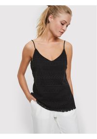 Vero Moda Top Honey 10190150 Czarny Regular Fit. Kolor: czarny. Materiał: bawełna #1