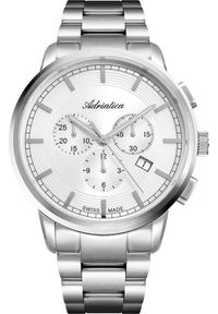 Zegarek Adriatica Zegarek męski Adriatica A8307.5113CH srebrny. Kolor: srebrny #1