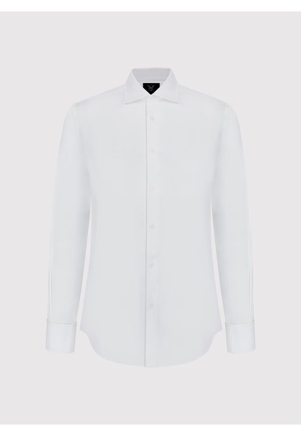 Pako Lorente - PAKO LORENTE - Koszula męska na spinki. Materiał: bawełna. Długość rękawa: długi rękaw. Długość: długie. Styl: elegancki