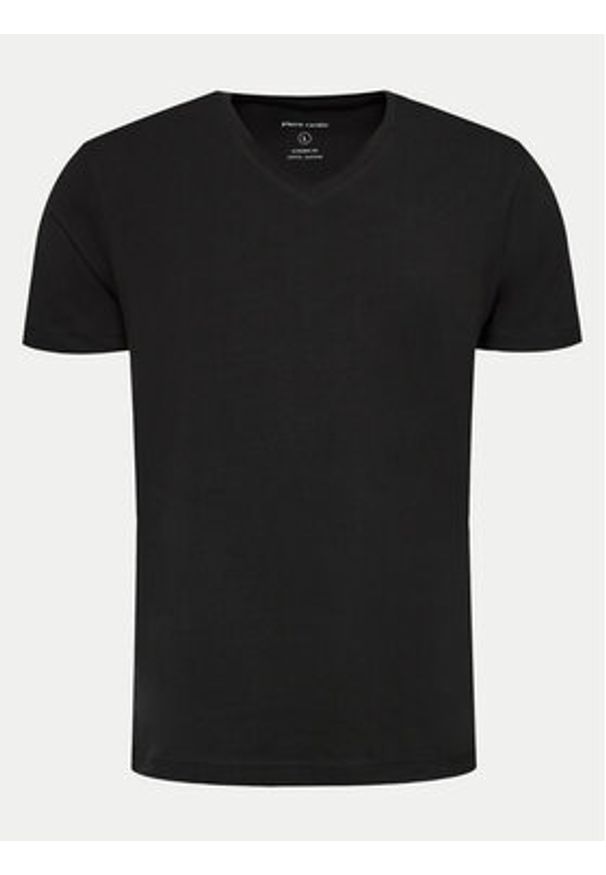 Pierre Cardin Komplet t-shirtów 29991.000.9000 Czarny Modern Fit. Kolor: czarny. Materiał: bawełna