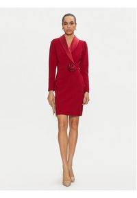Rinascimento Sukienka koktajlowa CFC0019793002 Czerwony Regular Fit. Kolor: czerwony. Materiał: syntetyk. Styl: wizytowy #4