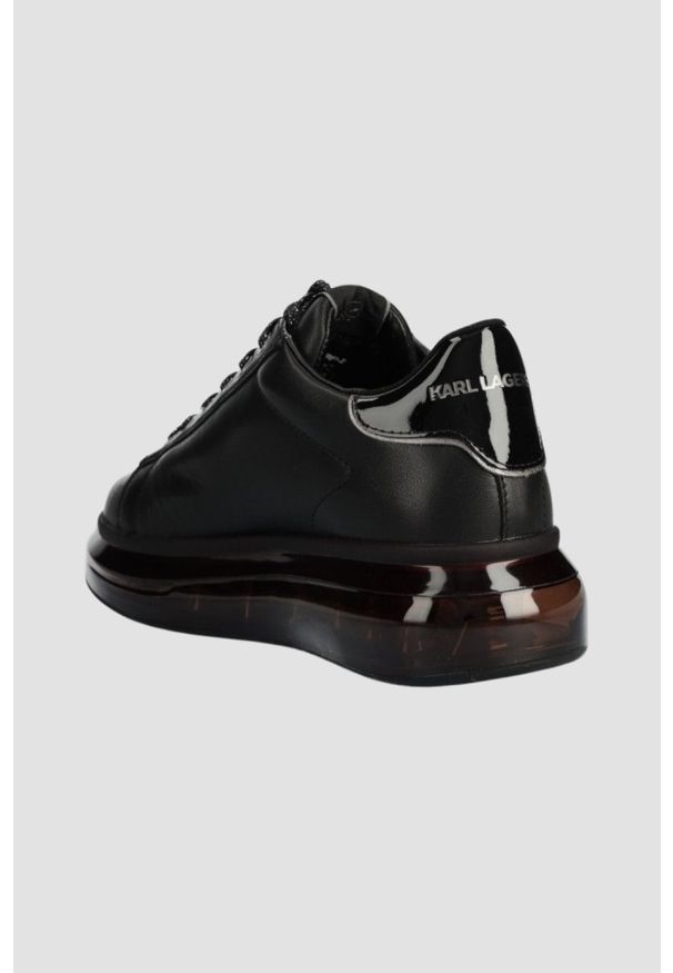 Karl Lagerfeld - KARL LAGERFELD Czarne sneakersy Kapri Kushion, Rozmiar 37. Kolor: czarny