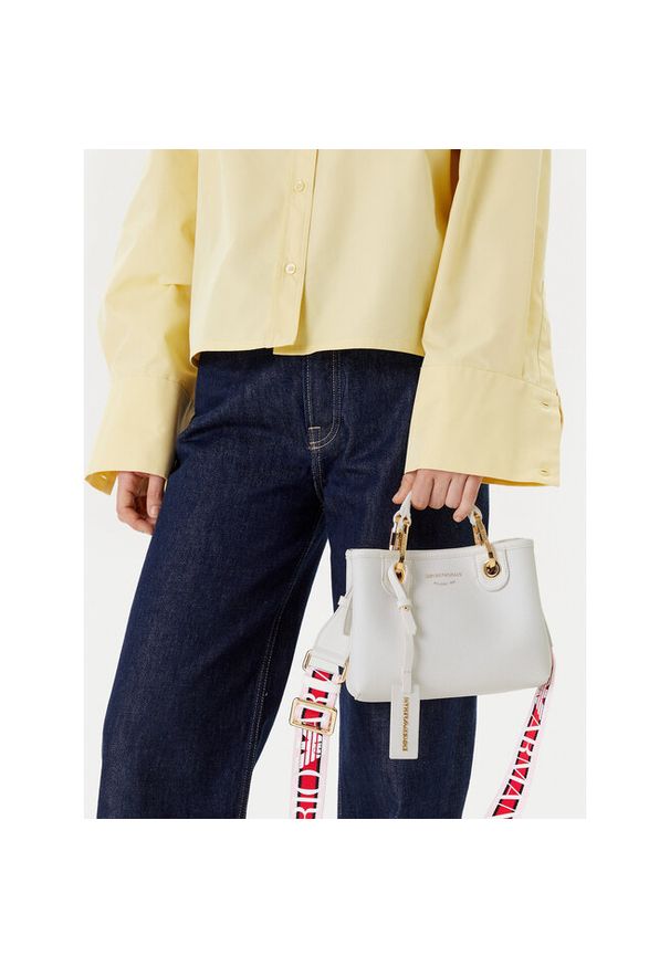 Torebka Emporio Armani. Kolor: biały