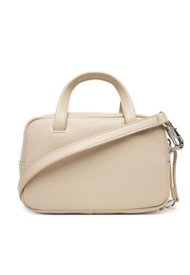 Tommy Jeans Torebka Tjw City Trunk Crossover AW0AW18084 Beżowy. Kolor: beżowy. Materiał: skórzane