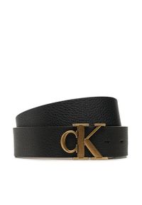 Pasek Damski Calvin Klein Jeans. Kolor: czarny. Materiał: skóra #1