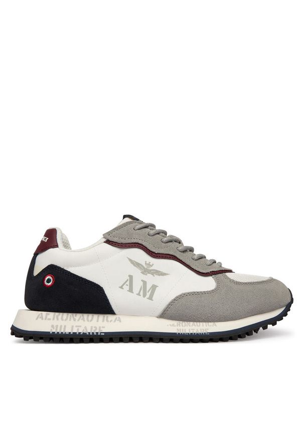 Sneakersy Aeronautica Militare. Kolor: biały