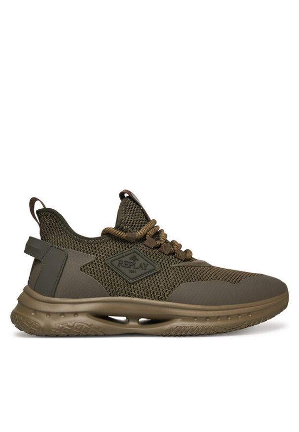 Replay - REPLAY Sneakersy GMSE8 .000.C0001T Khaki. Kolor: brązowy. Materiał: materiał