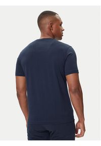Aeronautica Militare T-Shirt 252TS1580UJ00372 Granatowy Regular Fit. Kolor: niebieski. Materiał: bawełna #4