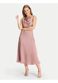 Swing Sukienka koktajlowa 5AK04900 Różowy Regular Fit. Kolor: różowy. Materiał: syntetyk. Styl: wizytowy #1