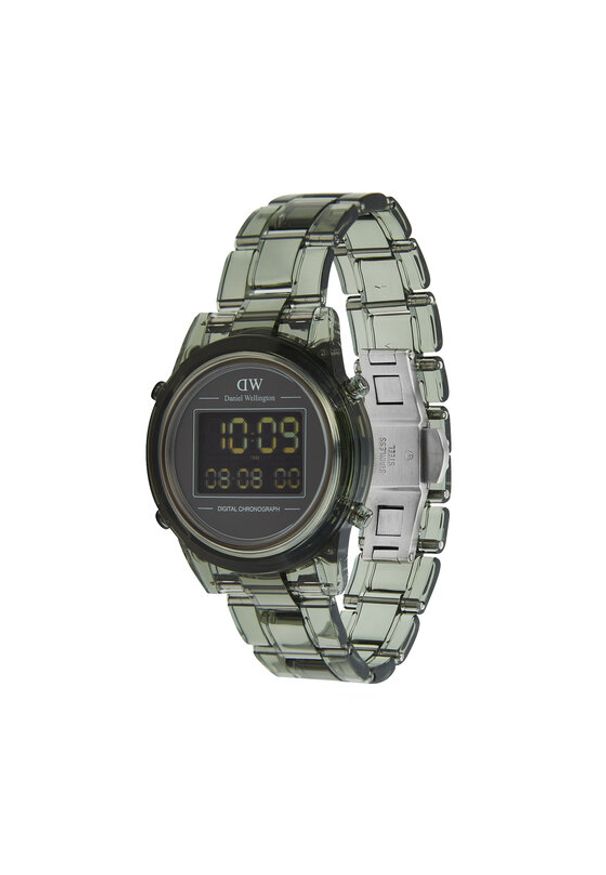 Daniel Wellington Zegarek DW00100762 Zielony. Kolor: zielony. Materiał: syntetyk