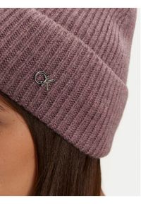 Calvin Klein Czapka Chunky K60K612873 Fioletowy. Kolor: fioletowy. Materiał: wełna, materiał #3