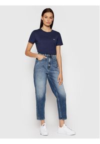 Tommy Jeans T-Shirt Tjw Jersey DW0DW09198 Granatowy Regular Fit. Kolor: niebieski. Materiał: jersey, bawełna #2
