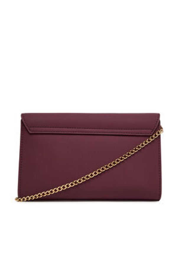 Love Moschino - LOVE MOSCHINO Torebka JC4103PP1NKD0552 Bordowy. Kolor: czerwony. Materiał: skórzane