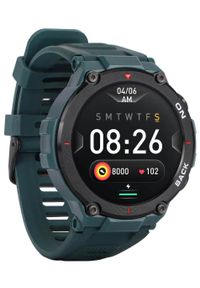 GARETT - Smartwatch Garett GRS zielony. Rodzaj zegarka: smartwatch. Kolor: zielony. Styl: casual, sportowy