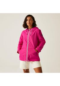 Regatta - Kurtka turystyczna przeciwdeszczowa damska Bayletta wodoodporna. Kolor: różowy. Sport: turystyka piesza #1