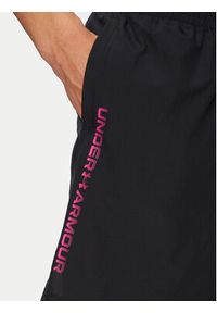 Under Armour Szorty sportowe Ua Woven Wdmk Shorts 1383356-003 Czarny Loose Fit. Kolor: czarny. Materiał: syntetyk. Styl: sportowy