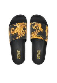 Versace Jeans Couture Klapki 80YA3SQ4 ZS365 G89 Czarny. Kolor: czarny. Materiał: syntetyk #4