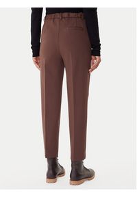 ViCOLO Spodnie materiałowe TF0229 Brązowy Regular Fit. Kolor: brązowy. Materiał: wiskoza