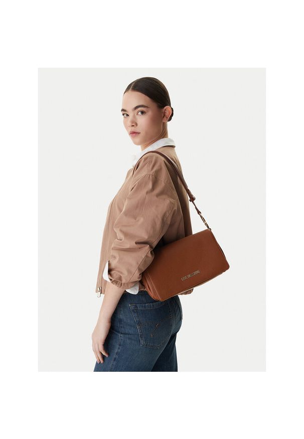 Love Moschino - Torebka LOVE MOSCHINO. Kolor: brązowy
